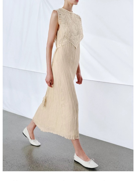 Zara Dresses & Skirts - COMBINATION DRESS WITH DETACHABLE OVERLAY ZW COLLECTION